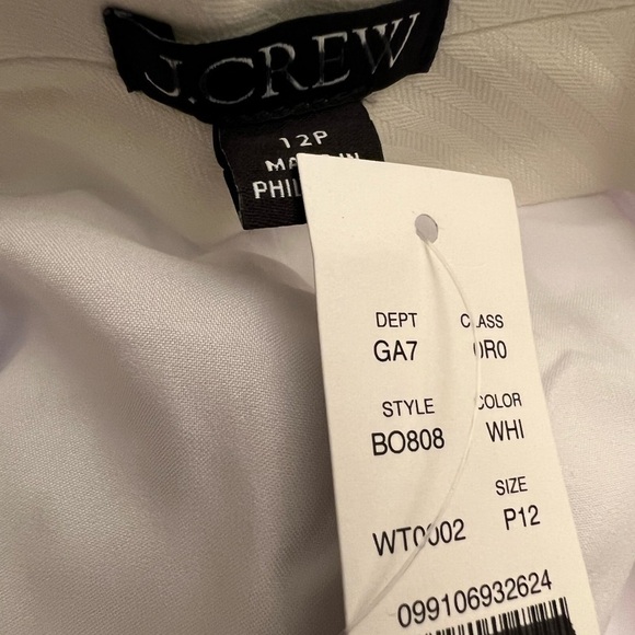 NWT - J. Crew Willa full-length flare pant in stretch linen blend - Picture 4 of 4